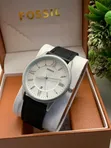 Fossil Men's Leather Watch - Classic Casual Wristwatch - 5