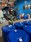 Large Blue Plastic Drums/Barrels - 2