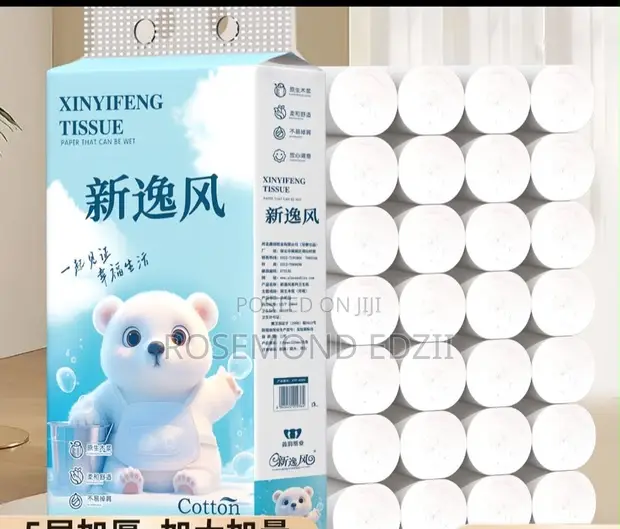 28 PCS Toilet Tissues - 5-Ply Cotton Soft - 1