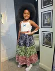 Beautiful African Print Skirts for Kids (3-16Y) - 1