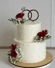 Wedding Cake - 8" & 6" Tiers - 1