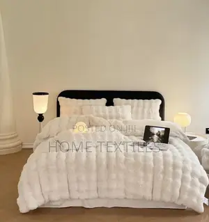 7-Piece Fluffy Duvet Set with Fitted Bedsheet & Pillowcases