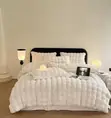 7-Piece Fluffy Duvet Set with Fitted Bedsheet & Pillowcases - 1