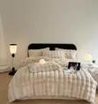 7-Piece Fluffy Duvet Set with Fitted Bedsheet & Pillowcases - 2