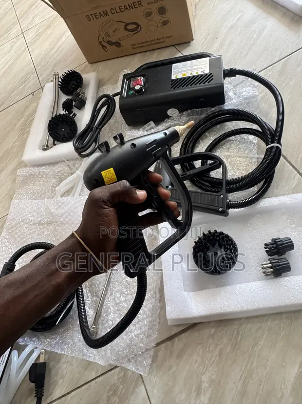 High Power Hot Steam Cleaner for Cars, AC, Tiles, Kitchen, Bathrooms - 1