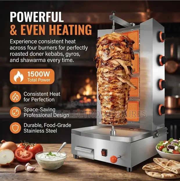 Brand New APS 4 Burner Shawarma Machine - 1