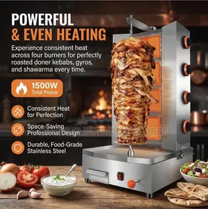 Brand New APS 4 Burner Shawarma Machine