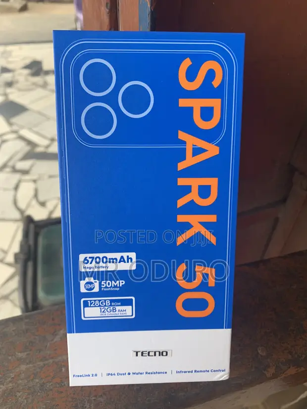 New Tecno Spark 50 128GB Orange - 1