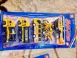 Kids Toy Vehicle Set: Cars, Motorcycle, Bus - 4