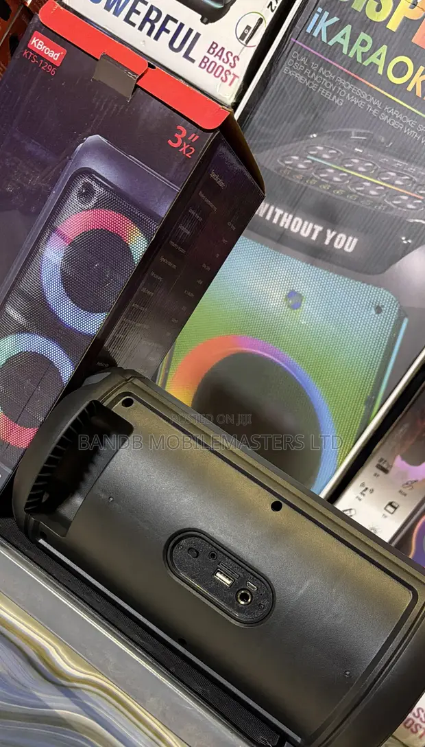 KBroad KTS-1296 Wireless Speaker - Bluetooth, FM, USB, TF, RGB - 1