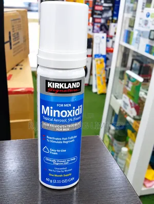 Genuine Kirkland Minoxidil 5% Foam for Beard & Hair Regrowth