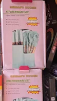 19-Piece Silicone Kitchen Utensil Set with Holder - 2