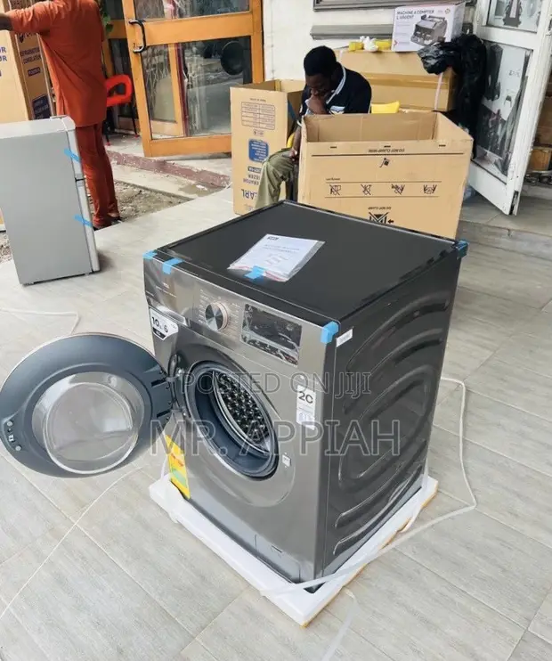 Brand New TCL 10.5kg Front Load Washing Machine (Full Automatic) - Gray - 1