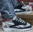 Original Reebok Classic Nylon Retro Gray/White/Black - 4