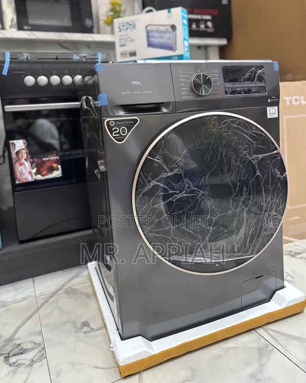 TCL 10.5kg Semi-Automatic Washing Machine (Gray) - 1