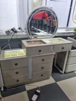 Luxury Vanity Dressing Table with Illuminated Jewellery Displays - 2