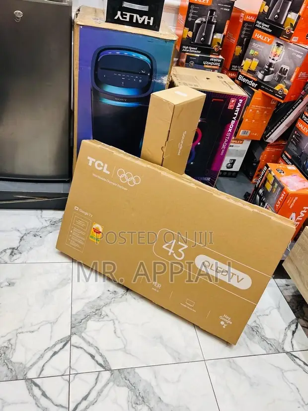 Brand New TCL 43” QLED FHD Smart Google TV - 1