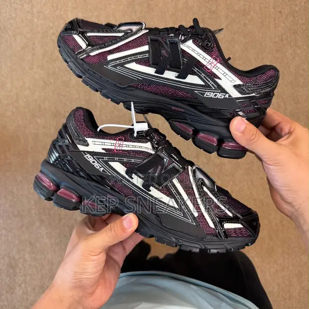 New Balance 1906A "Black/Dragon Berry" Sneakers - 1