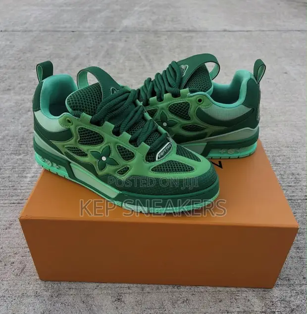 Louis Vuitton LV Skate Green Sneakers - 1