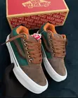 Vans Knu Skool Suede Brown and Green - 2