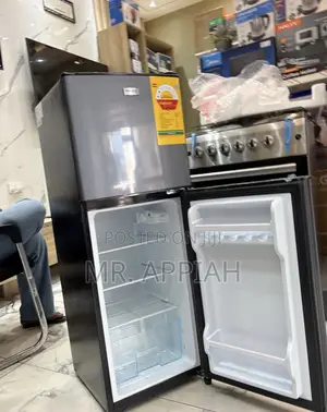 Premium Nasco NASF2-13FL Top Mount Freezer Fridge (Gray)