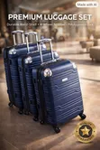 Plastic 3-Piece Luggage Set (4-Wheel Spinner) - 3