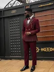 Sparkling Double Breasted Wedding Suit - 3