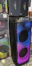 Broadu BTS-2125 12-Inch Party Speaker with 2 Wireless Mics - 5