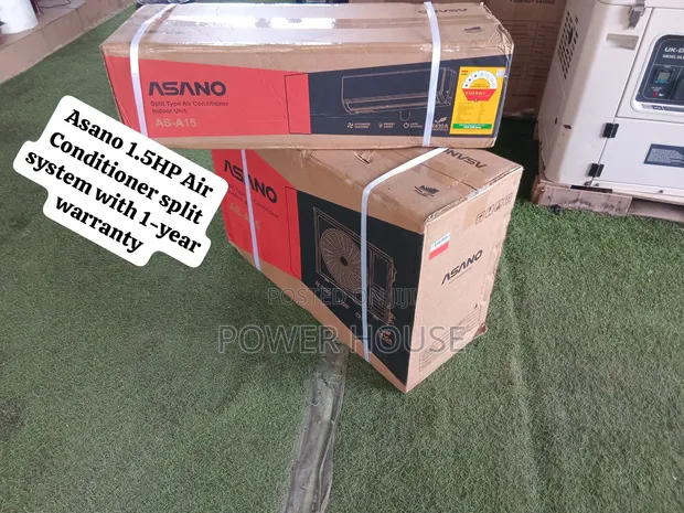 Asano 1.5HP Wall Mount Split AC - Strong Cooling - 1