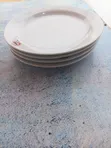 White Ceramic Dinner Plate - Made in Czech Republic - 4