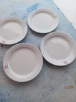 White Ceramic Dinner Plate - Made in Czech Republic - 5