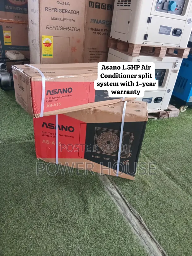 Asano 1.5HP Split System Air Conditioner - 1