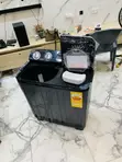 New Nasco 7kg Black Semi-Auto Twin Tub Washing Machine (WM-NAS-07-TW) - 1