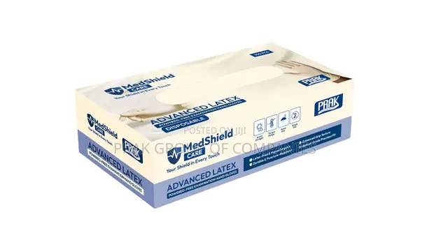 MedShield Advanced Latex Powder-Free Examination Gloves (1000 Pcs) - 1