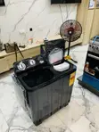 Nasco 7kg Black Semi-Auto Twin Tub Washing Machine (Model: NAS-07-TW) - 2