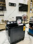 Ultra Sleek Black Nasco 7kg Semi-Auto Twin Tub Washing Machine - 2