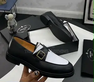 Prada Oxford Shoes - Black/White