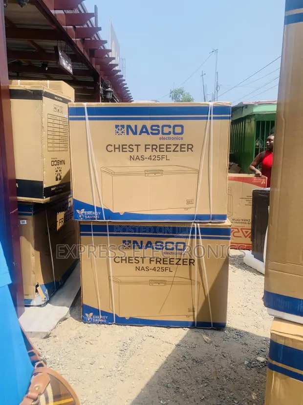 Nasco 318L Chest Deep Freezer NAS-425FL - 1
