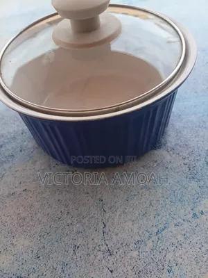 Glossy Blue Ceramic Ramekin