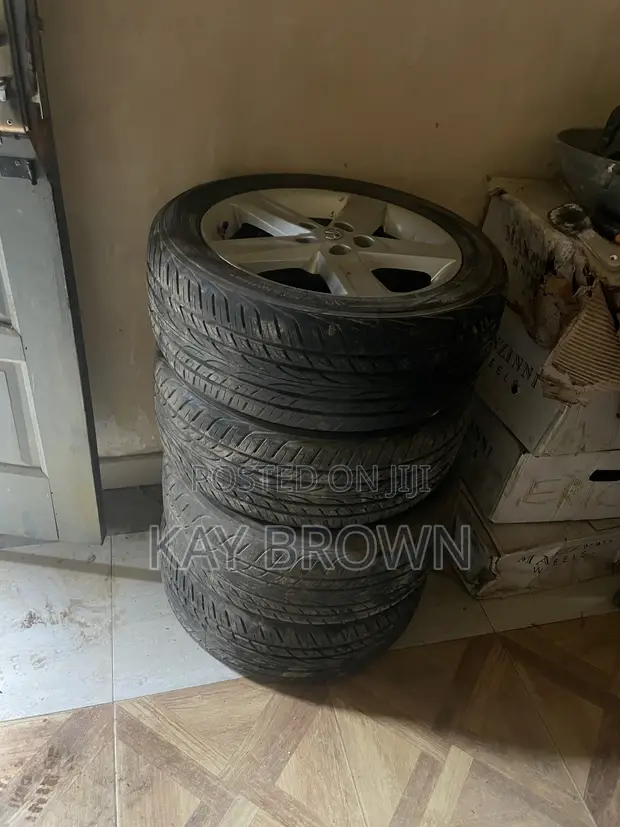 Yokohama 215/55R17 Tyres with 17" Alloy Rims + Extra Rims - 1