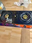 T-UK 3-Burner Black Glass Gas Hob - 2