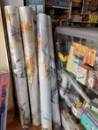 Marble Wall Sticker - White & Grey with Gold Veining - 1