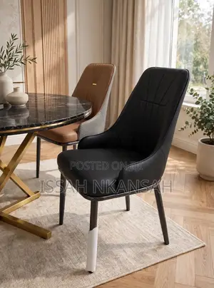 Brand New VIG Furniture Black Leather Dining Chairs