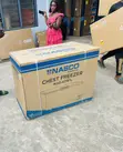Super Adorable Nasco Nas475fl 400L Freezer (Black) - 2