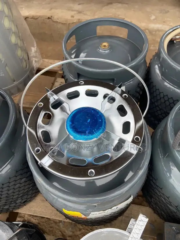 6kg Gas Cylinders with Clamps - 1