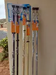Metal Curtain Poles - Black, Gold, Silver - 2