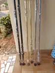 Metal Curtain Poles - Black, Gold, Silver - 3