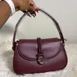 Spacious Ladies' Genuine Leather Shoulder Bags - 2