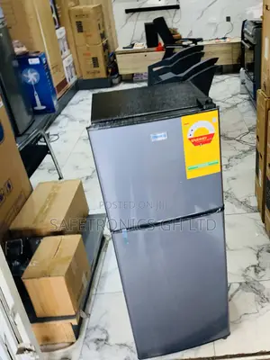 Nasco 112L 2-Door Fridge - Grey