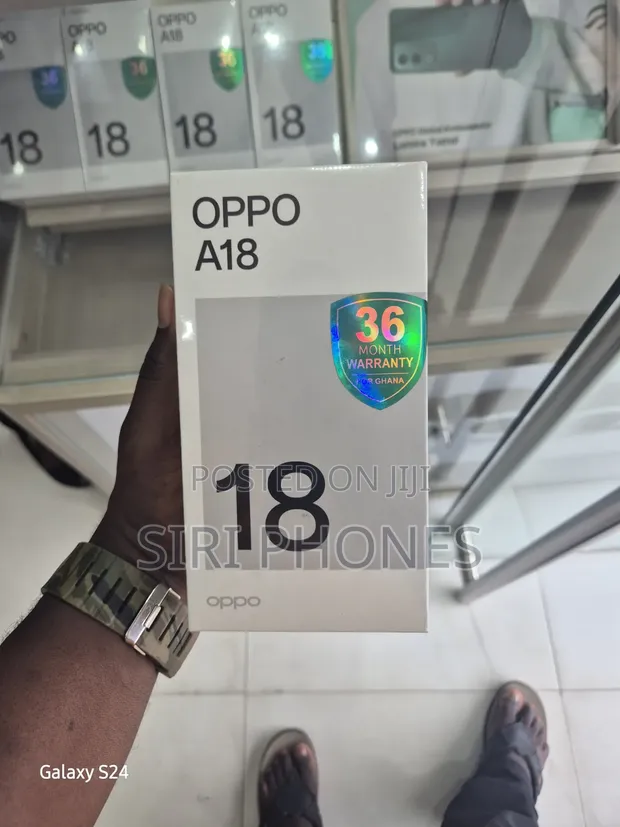 New Oppo A18 128GB Graphite - 1